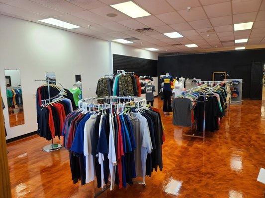 Come see our new showroom! More in stock items than ever. Big and tall clothing coming very soon!