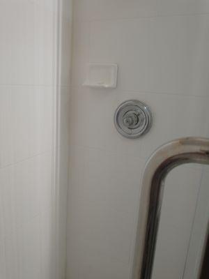 Part 2 of deep cleaning walls tile in stand up shower