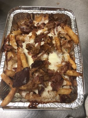 Bacon cheese fries