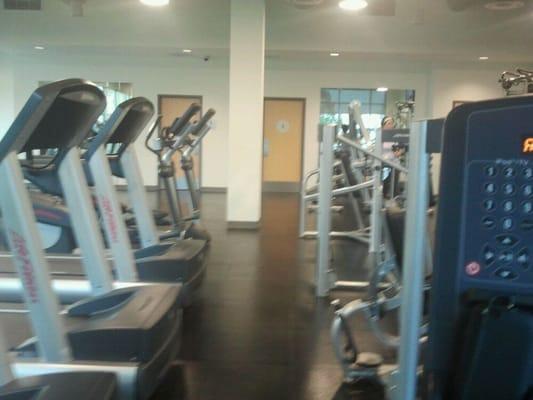 My daily morning workout place, Tuesdays thru Fridays. Since I wake up early...