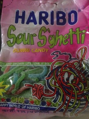 Sour S'ghetti!!! Love it!!!!