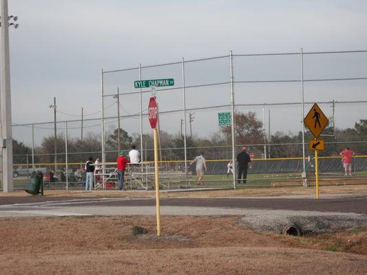 One of many baseball fields