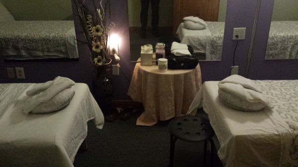 Our couples massage room