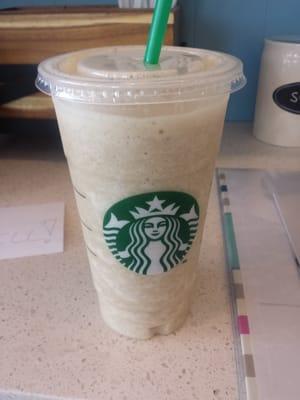 Banana cream pie Frap. (Secret menu)