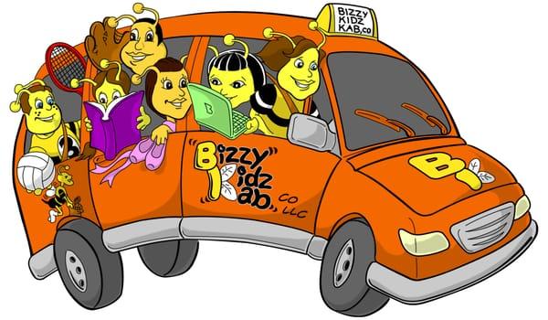 Bizzy Kidz Kab Company, LLC  Transportation Exclusively for Kids & Teens  803-526-7979 Fort Mill  980-292-1179 Charlotte