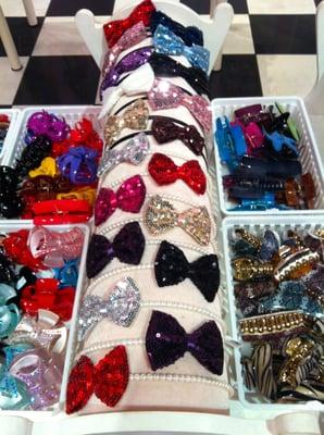 Sequin Bow Headbands & hair clips in various designs