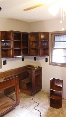 Cabinets in the same house from 1954 refinished