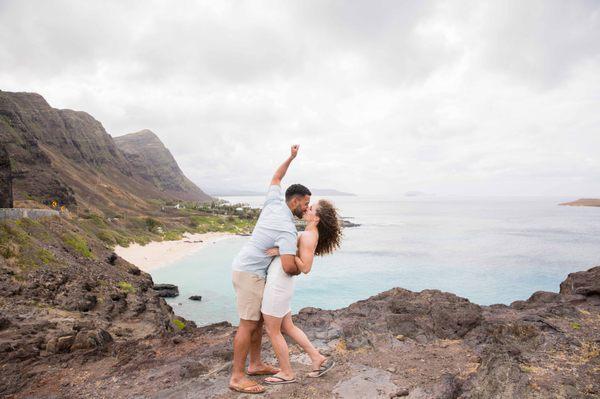 celebratory proposal photography