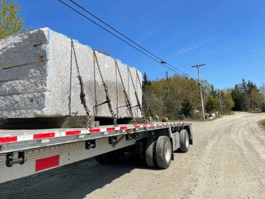 Moving Granite Blocks!!