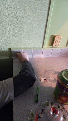 Tile refinishing