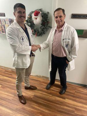 Dr Mercer and Dr Carle in Sarasota