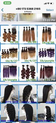 Custom Color hair Extensions