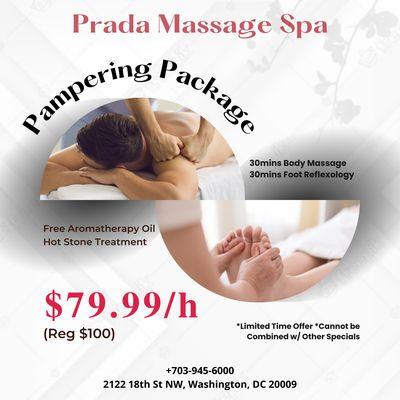 Prada Massage Spa
 2122 18th St NW, Washington, DC 20009
 Call us at 703-945-6000