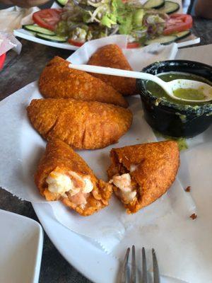 Empanadas de camarón