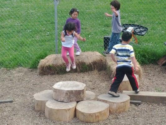 Child strategized playground - they dreamed this up!