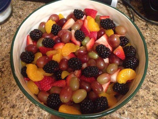 Delicious fruit salad