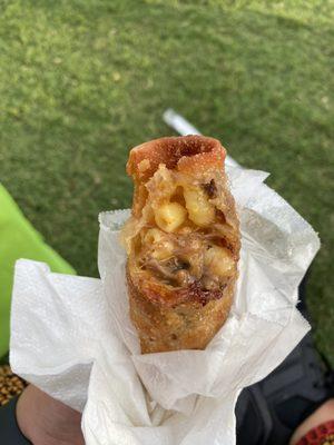 Oxtail Mac & Cheese eggrolls