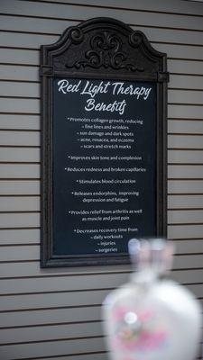 Red Light Therapy...more benefits than fit on this list!