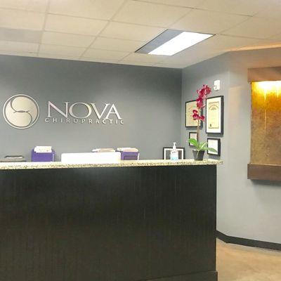 Nova Chiropractic Reception Area