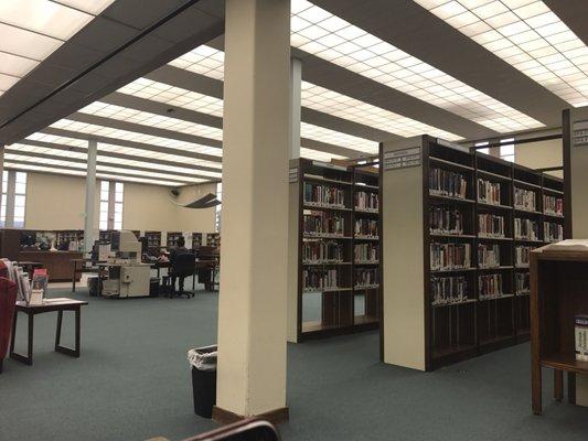 Second floor of the library