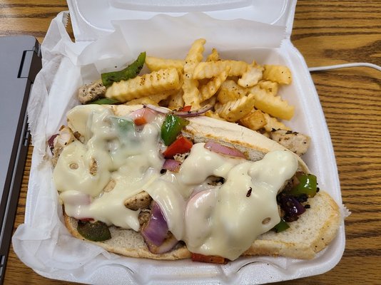 Chicken Philly Cheese Steak