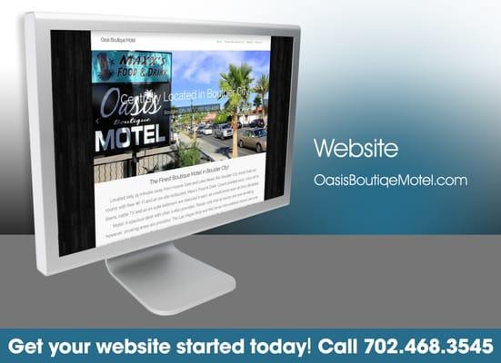 Website Design and Development | Dieter Designs | 702.468.3545 | Live link to website: http://motelbouldercitynv.com/