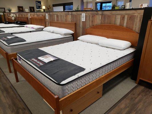 Solid Cherry made in Vermont beds starting at only $699 in Queen!