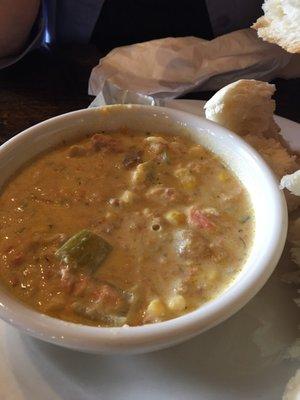 Seafood chowder!