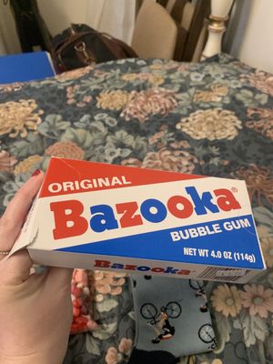 Original bazooka - although tastes stale