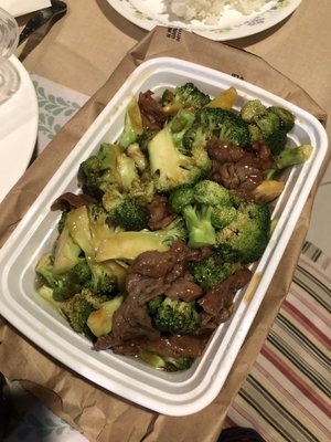 Beef with broccoli (large)