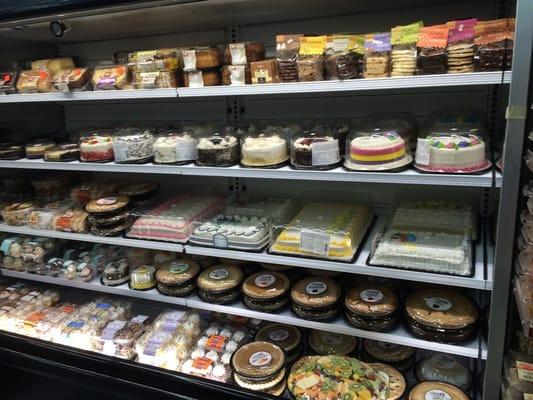 Wide selection of all occasion cakes , cup cakes and other pastries