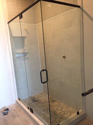 Custom shower enclosure