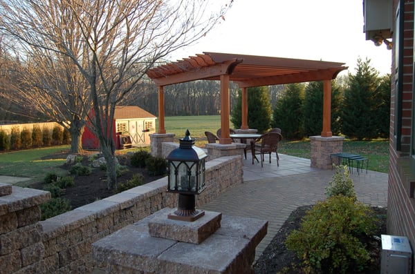 pergola and landscape