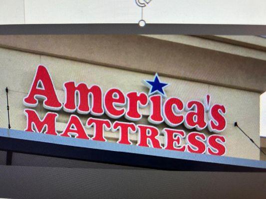 America's Mattress Sign