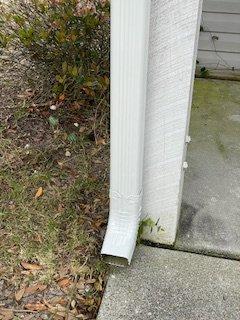 Downspout replacement.