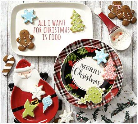 Holiday Season frosted sugar cookies at Edible Impressions. Shipping Available Nationwide.