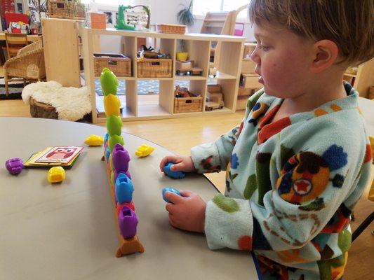 Stacking challenges for 3-year-olds.