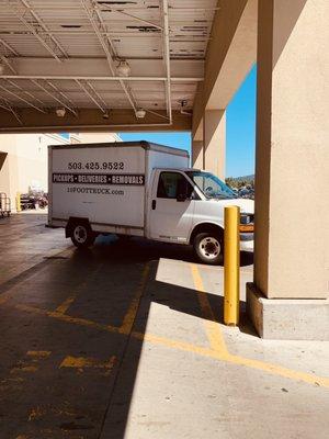 Picking up Materials at Home Depot for delivery