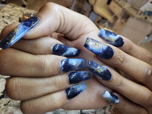 Galaxy nails By John