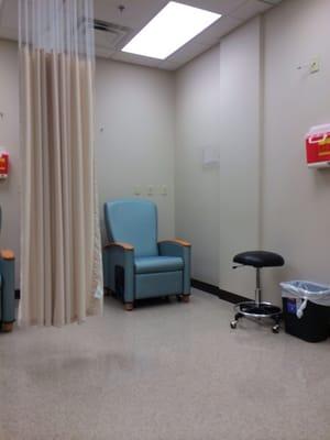 Procedure waiting area