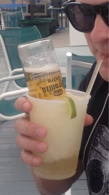 Drinking a Margarona!