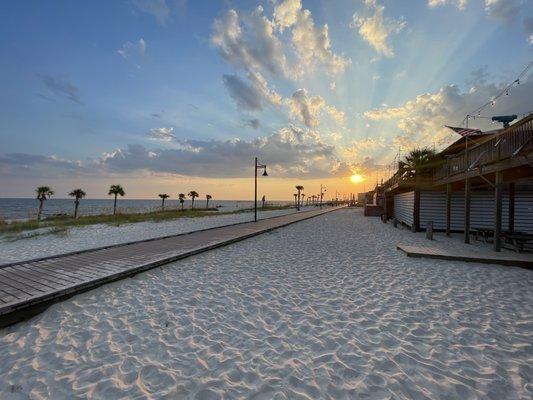 Gorgeous views from the outside deck areas.