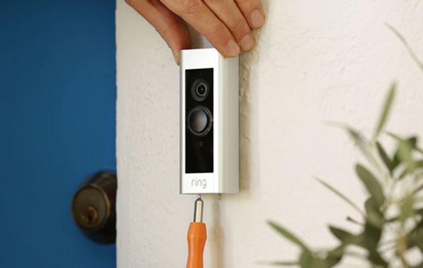 Ring security camera doorbell installation