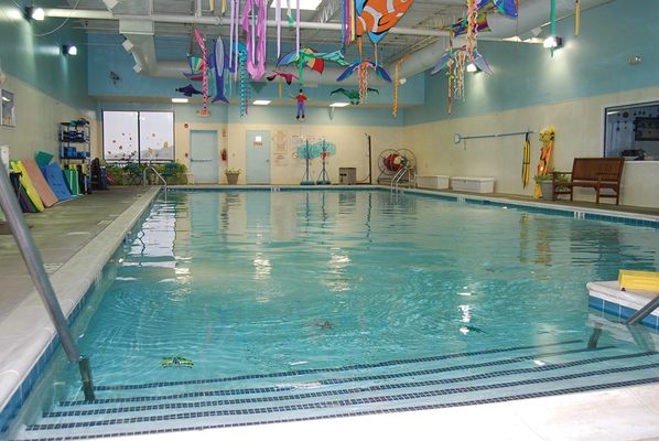 Our indoor pool is specifically designed for swimming lessons and wellness, maintaining a constant temperature of 89ºF throughout the year!