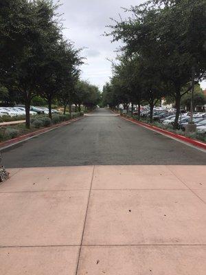 Red Curb repaint Loma Linda