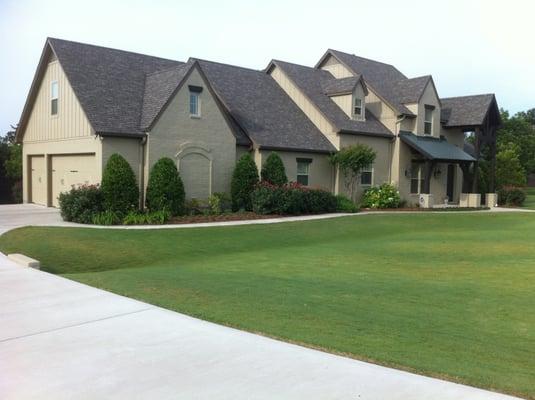 Roof replacement with designer shingles in Aledo, TX