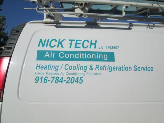 Nick Tech Marked Business Van