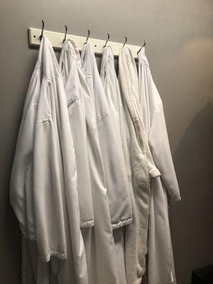 Plush robes to wear during Cryo