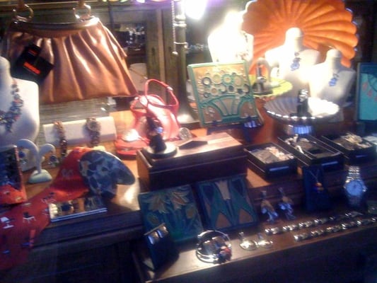 Just some of the cool art deco-inspired items you'll find at the Etc. shop.