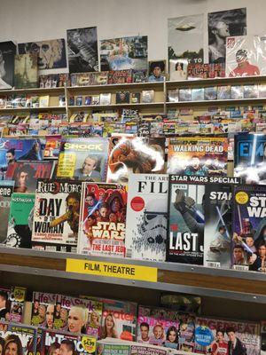 Magazines in Film Theater section